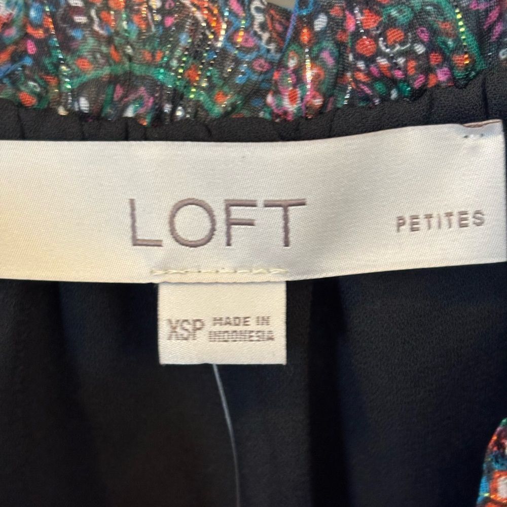 LOFT Women's Paisley Blouse - Multicolor NWT - Picture 4 of 6